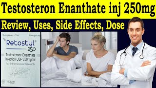 Testosterone Enanthate injection 250 mgml Review  Retostyl 250 uses in hindi  Uses Side Effects [upl. by Fremont]