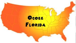 How to Say or Pronounce USA Cities — Ocoee Florida [upl. by Farver]