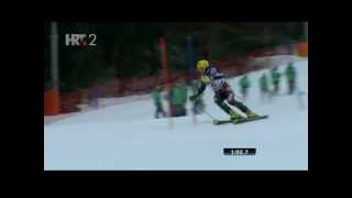 Ivica Kostelic Slalom Schladming 2013 2voznja [upl. by Nirad]