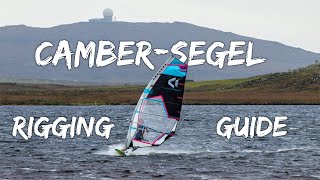 Windsurf Camber Segel richtig aufbauen  Bügels List  Windsurfing [upl. by Enneirda218]