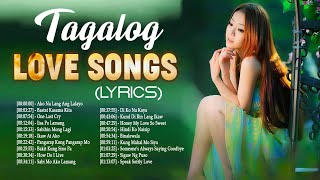 Top 20 Tagalog Love Songs 80s 90s With Lyrics Collection  Nonstop English OPM Love Songs Lyrics [upl. by Pancho392]