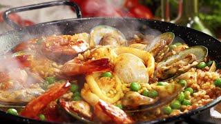 Quick amp Easy Paella  Oven Baked Seafood amp Chorizo Paella • TasteLife [upl. by Auop]