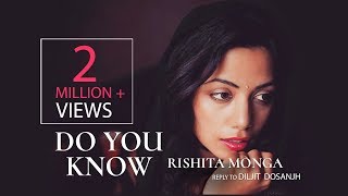 Rishita  Do you Know  Reply to Diljit Dosanjh Song [upl. by Doowron873]