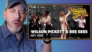 Bee Gees amp Wilson Pickett  Hey Jude  REACTION [upl. by Clover]