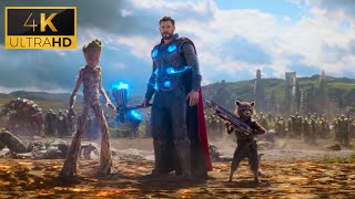 Thor Arrives In Wakanda Scene  Avengers Infinity War 2018  Movie Clip  4K ULTRA HD [upl. by Cony718]