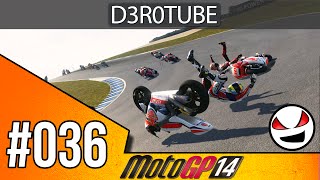 Lets Play MotoGP 14  HEFTIGER UNFALL 036 [upl. by Aloek322]