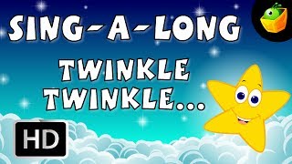 Karaoke Twinkle Twinkle Little Star  Songs With Lyrics  CartoonAnimated Rhymes For Kids [upl. by Yearwood632]