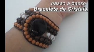 NM Bijoux  Bracelete de Cristais [upl. by Ellehcil]