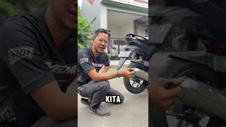 KONDOMAN STAINLESS VARIO  MDM MUFFLER CHORELET 2 viral beat mio vario beatfi [upl. by Jamey]