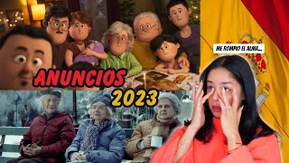 REACCIONO a ANUNCIOS de NAVIDAD ESPAÑOLES 2023 [upl. by Shurlock]