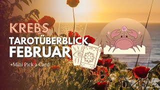 ♋ Krebs  Tarot Monatsvorhersage Februar🔮Dein lang gehegter Wunsch wird erfüllt orakel [upl. by Verge]