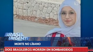 Dois adolescentes brasileiros morrem em bombardeios no Líbano  Brasil Urgente [upl. by Sarazen]