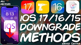 Can You DOWNGRADE iOS 1741 to iOS 16 All iOS Downgrade Methods Explained DelayOTA SHSH2 etc [upl. by Sumahs936]