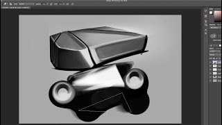 Quick Ideation Sketching in Photoshop Using Black amp White Values [upl. by Neelhtak4]