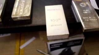 100oz Silver Bar Ring  Ping Test real or fake RCM bar you decide [upl. by Mathews]