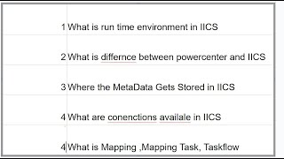 IICS Informatica Interview Questions  PART 1 [upl. by Aramo307]