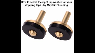 🤷🏻What tap washer do I use to fix a dripping kitchen tap basin or leaking shower Mayfair Plumbing [upl. by Silecara]