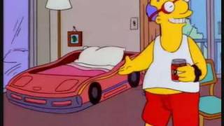 The Simpsons  I sleep in a Racing Car [upl. by Semele]