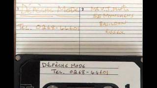 Composition Of Sound Depeche Mode  Ice Machine  Demo [upl. by Ecikram770]