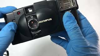 ★SOLD★ MINT Olympus XA2  A11 Point amp Shoot Film Camera Flash RED From JAPAN  240202100484 [upl. by Ehpotsirhc]