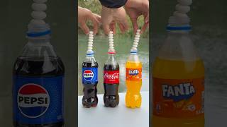 “CocaCola vs Pepsi and Fanta What’s the Difference” 🔥😱 mentos experiment [upl. by Helprin]