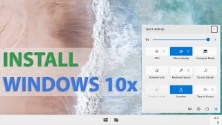 install windows 10x on pc  2021 guide   Install Windows 10x on Windows 10 [upl. by Atilam674]