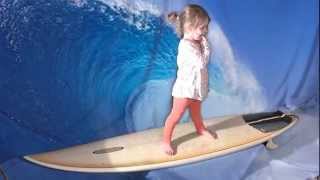 Surfing on a Green Screen Bunger Board [upl. by Aidiruy953]