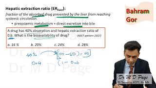 12 First pass metabolism and hepatic extraction ratio [upl. by Clippard]