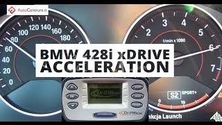 BMW 428i xDrive 20 245 PS on dry  acceleration 0100 kmh [upl. by Laenaj668]