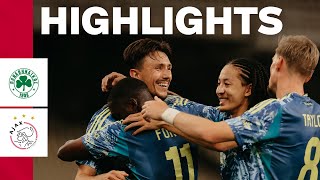 Olympic celebration from Berghuis 👀  Highlights amp reaction Panathinaikos  Ajax  Europa League [upl. by Einnoc204]