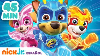 Paw Patrol Patrulla de cachorros  ¡Los rescates más valientes de los Mighty Pups  Nick Jr [upl. by Merta]