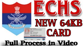 ECHS CARD APPLY  NEW 64KB ECHS CARD APPLY  APPLY ECHS CARD APPLY ONLINE  echs CHECK STATUS [upl. by Biles]