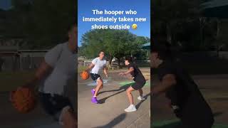 The hooper who immediately takes new shoes outside…🤣 [upl. by Beall]