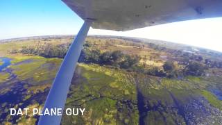 Incredible Takeoff from the Okavango Delta GA87 Moremi Air A2LEB [upl. by Schenck]