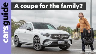 MercedesBenz GLC Coupe 2024 review 300 4Matic  Redesigned rival for BMW X4 and Audi Q5 Sportback [upl. by Correy]