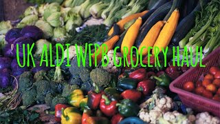 Aldi UK WFPB vegan wholefoods shopping grocery haul healthy wfpbno wfpb budget [upl. by Ulah]