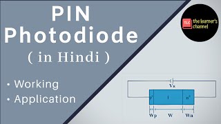 PIN Photodiode  working  in Hindi [upl. by Leunas]