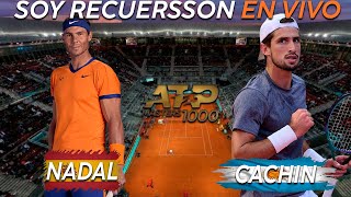 Rafael Nadal vs Pedro Cachin Reaccionando en vivo ATP Masters 1000 de Madrid [upl. by Asillim971]