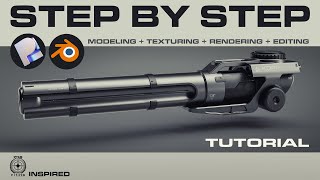 Realistic Ship Cannon in Plasticity StepByStep [upl. by Verity]