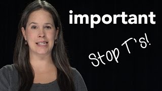 How to Pronounce IMPORTANT  American English [upl. by Fairfield]