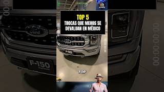 Este es el top 5 de camionetas Pickup que menos se devalúan en Mexico🤔 toyota [upl. by Enaelem]