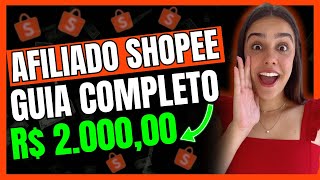 🚨AFILIADO SHOPEE COMO GANHAR R2000 POR MÊS COMO AFILIADO SHOPEE [upl. by Wald]