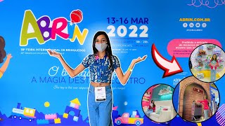 ABRIN 2022  COBERTURA DA MAIOR FEIRA DE BRINQUEDOS DA AMÉRICA LATINA PARTE 1 [upl. by Lyrret]