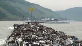 Auf dem Rhein durch die Loreley mit Vorspannschlepper [upl. by Nivak919]