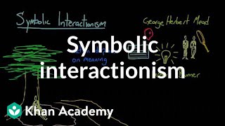 Symbolic interactionism  Society and Culture  MCAT  Khan Academy [upl. by Pepillo]