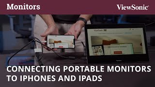 Connecting Portable Monitors to iPhones and iPads [upl. by Ramirol]