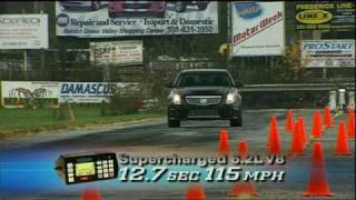 MotorWeek Road Test 2009 Cadillac CTSV [upl. by Anni918]