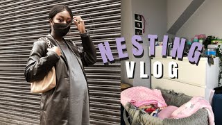 Nesting Vlog Room Decorating Baby Prep amp IKEA trips [upl. by Weinshienk]