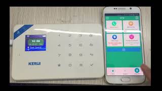 Host kerui W18 wifi gsm security alarm system [upl. by Romonda]