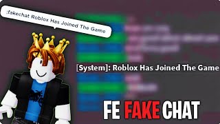 Roblox FE FAKE CHAT Trolling Script 🔥  Pastebin Direct Link  Envixity Scripts [upl. by Komara525]